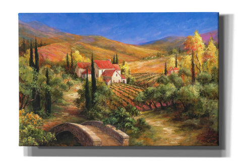 Image of 'Tuscan Bridge' by Art Fronckowiak, Giclee Canvas Wall Art