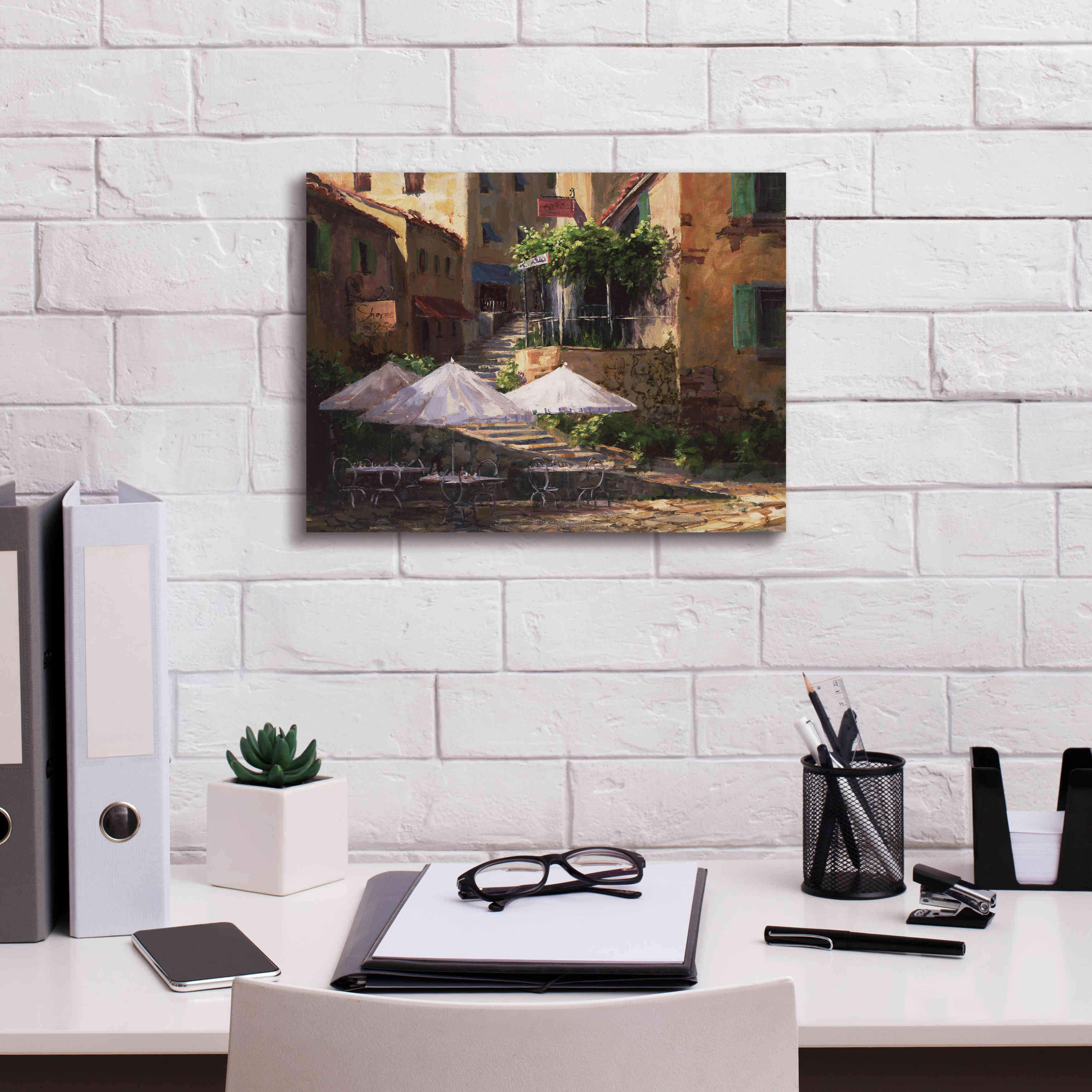 'Villa Garzon' by Art Fronckowiak, Giclee Canvas Wall Art,16x12