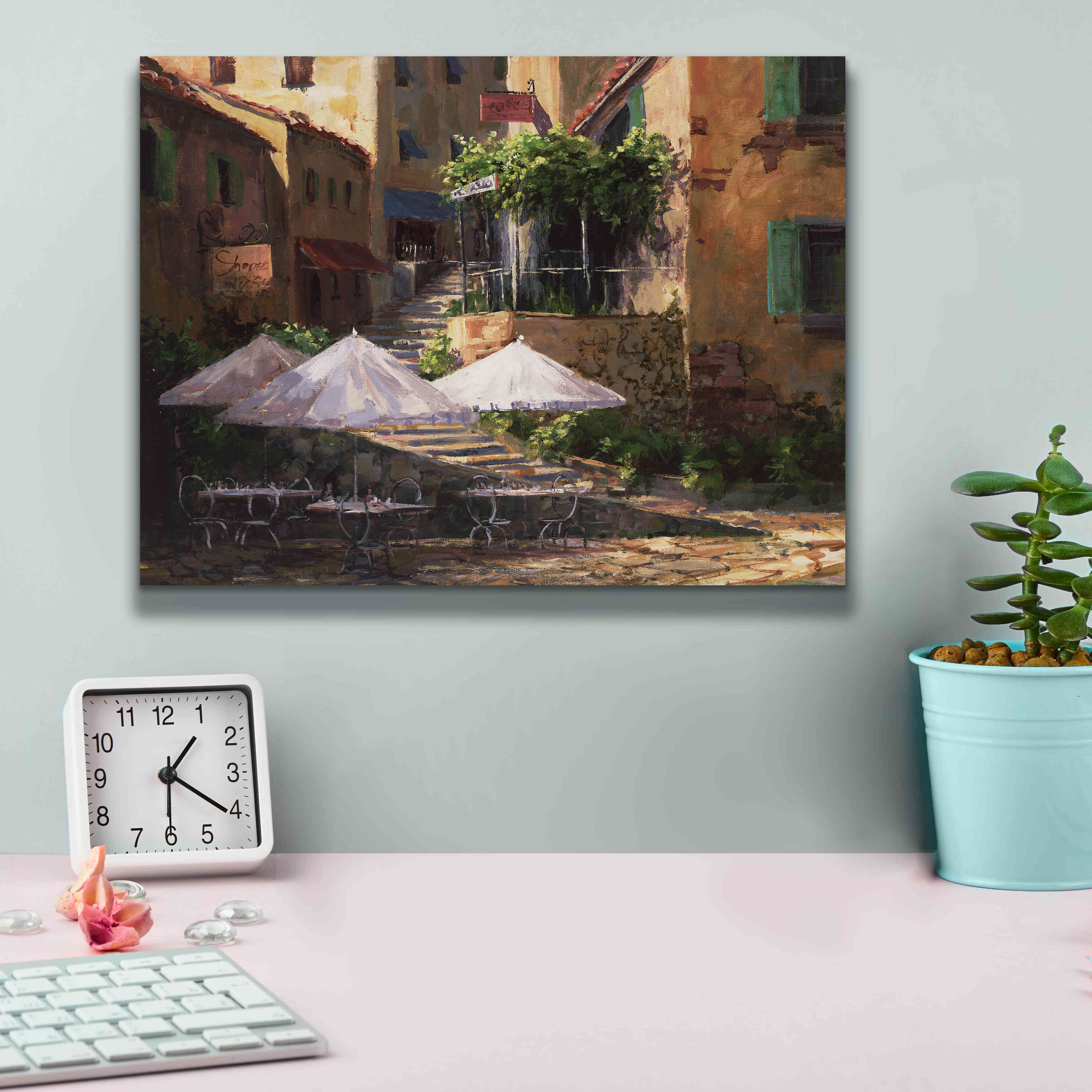 'Villa Garzon' by Art Fronckowiak, Giclee Canvas Wall Art,16x12