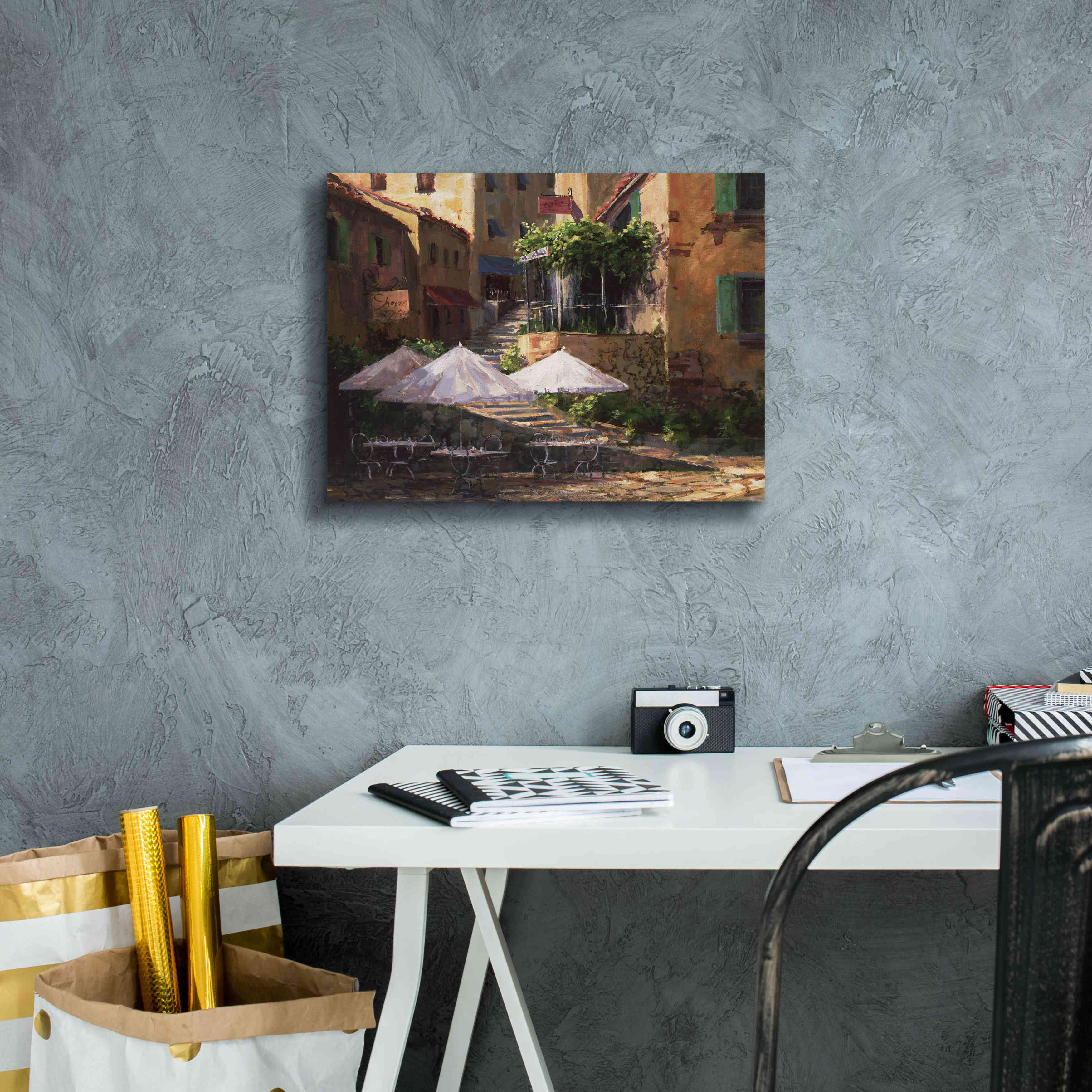 'Villa Garzon' by Art Fronckowiak, Giclee Canvas Wall Art,16x12