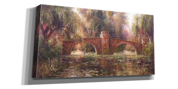 'Willow Bridge' by Art Fronckowiak, Giclee Canvas Wall Art