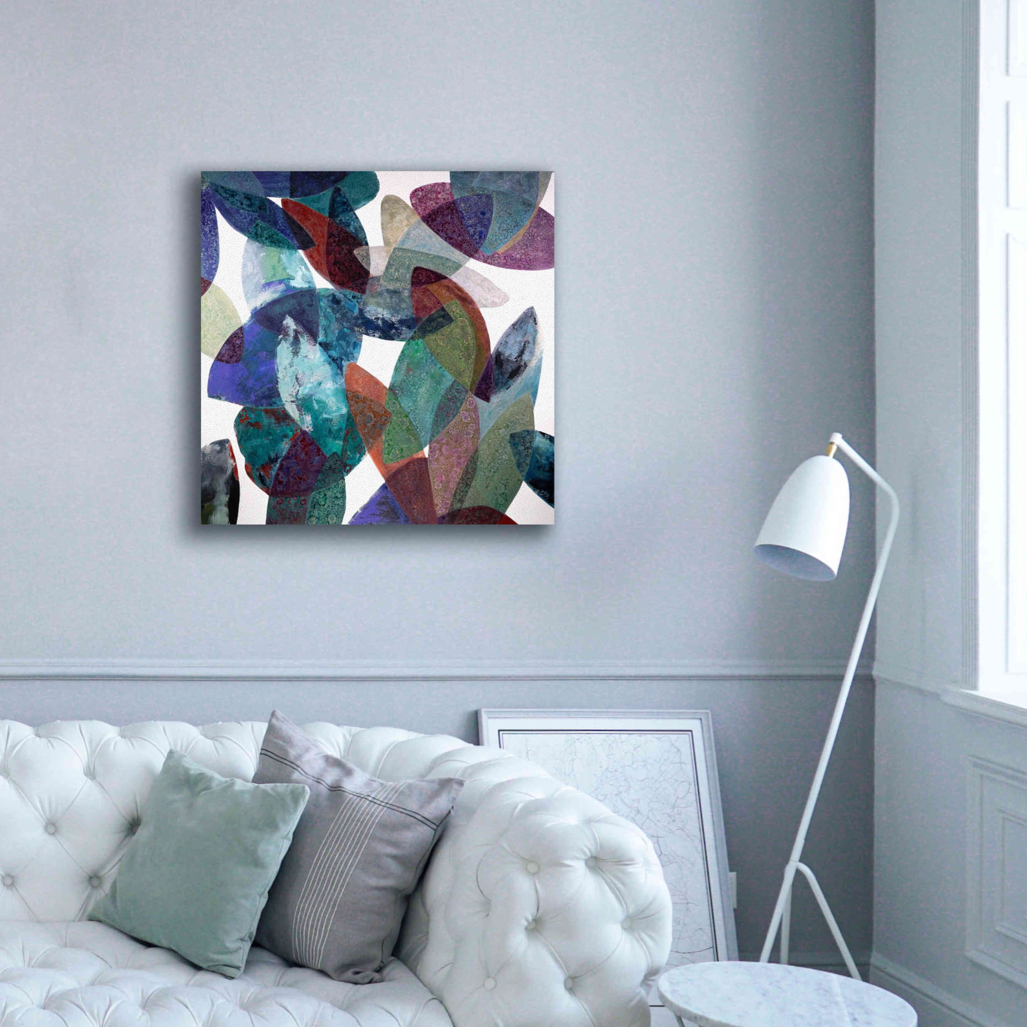 'Hojas Petreas III' by Daniela Fedele, Giclee Canvas Wall Art,37x37
