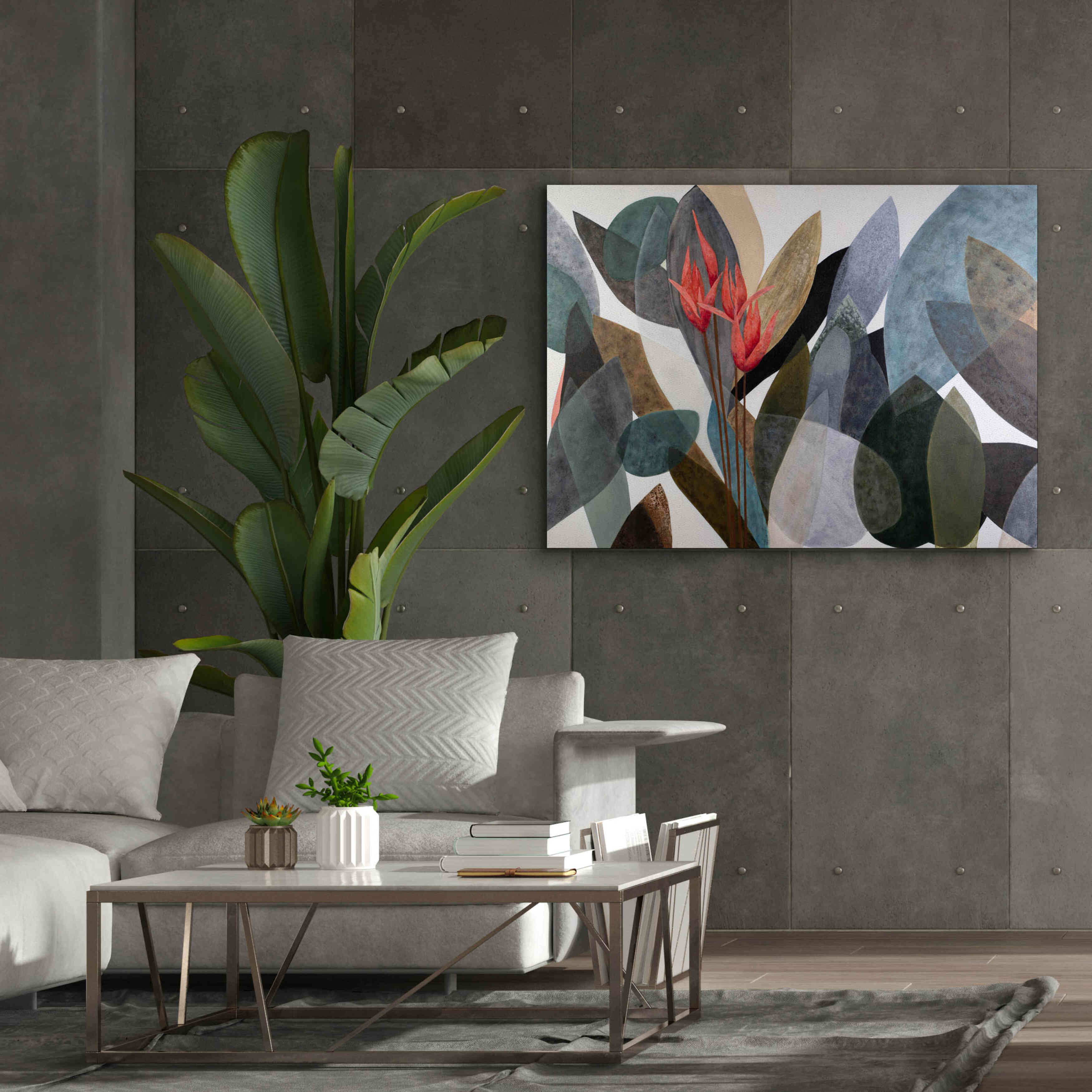 'Jardin Eterno 1' by Daniela Fedele, Giclee Canvas Wall Art,54x40