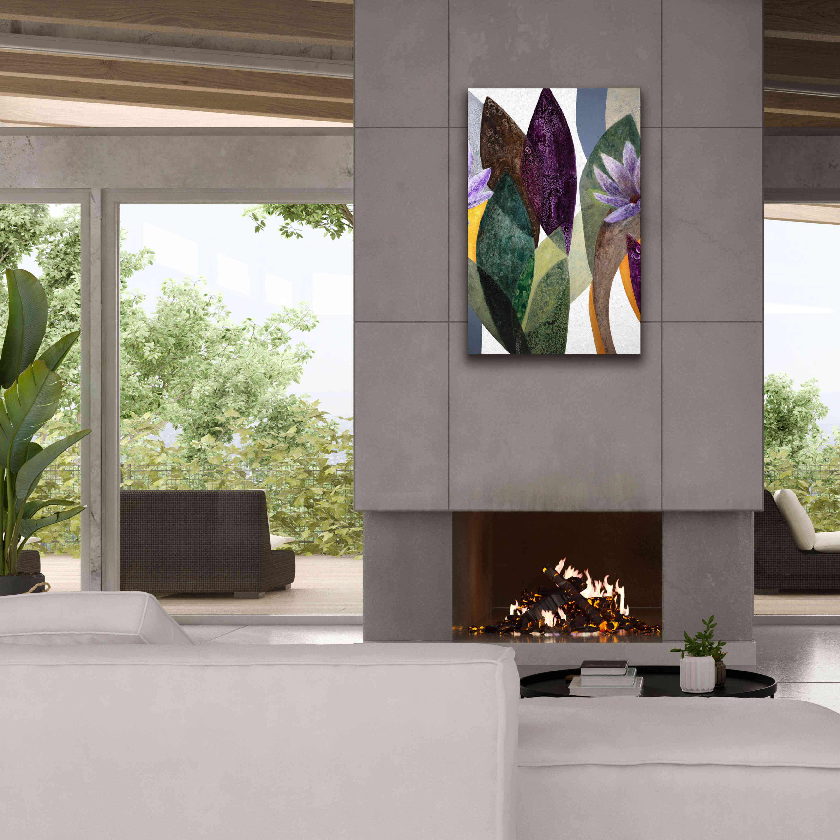 'Jardin Eterno 3' by Daniela Fedele, Giclee Canvas Wall Art,26x40