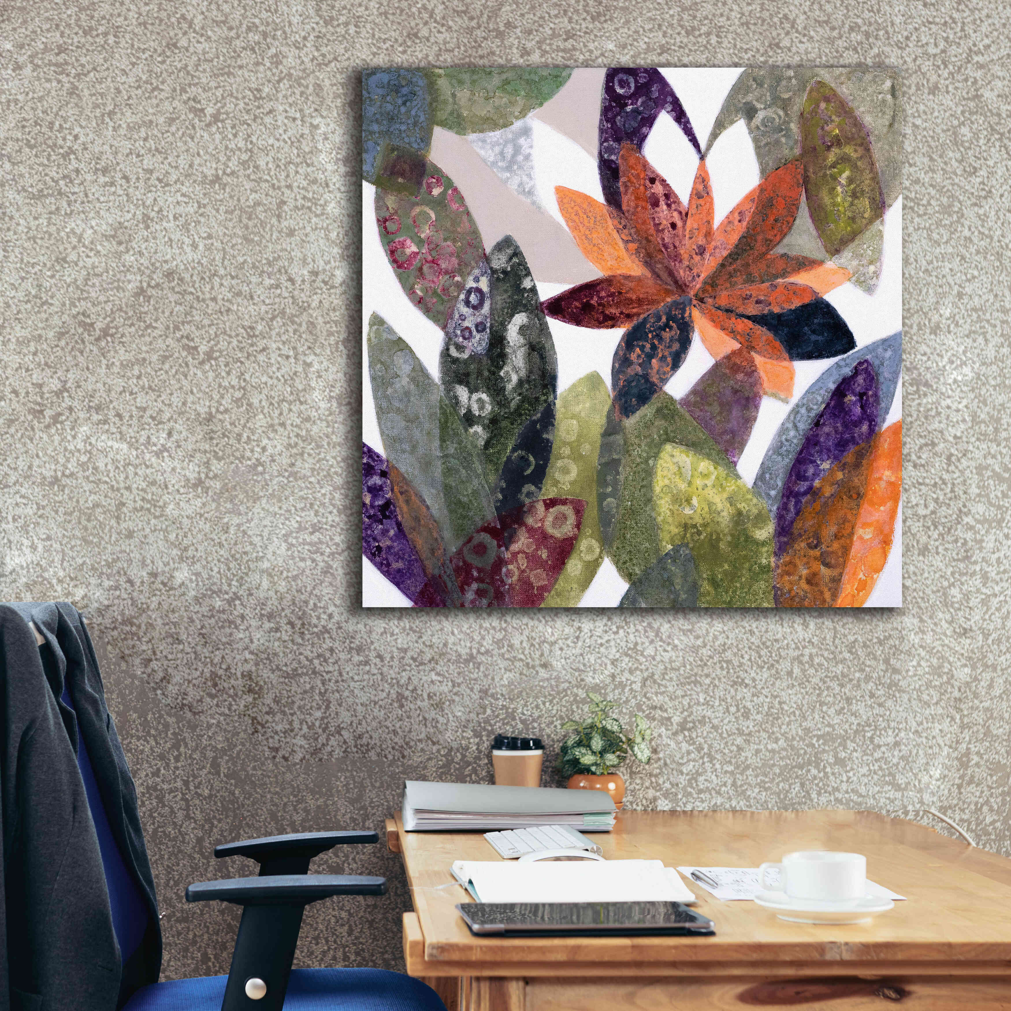 'Melodia Otonal' by Daniela Fedele, Giclee Canvas Wall Art,37x37