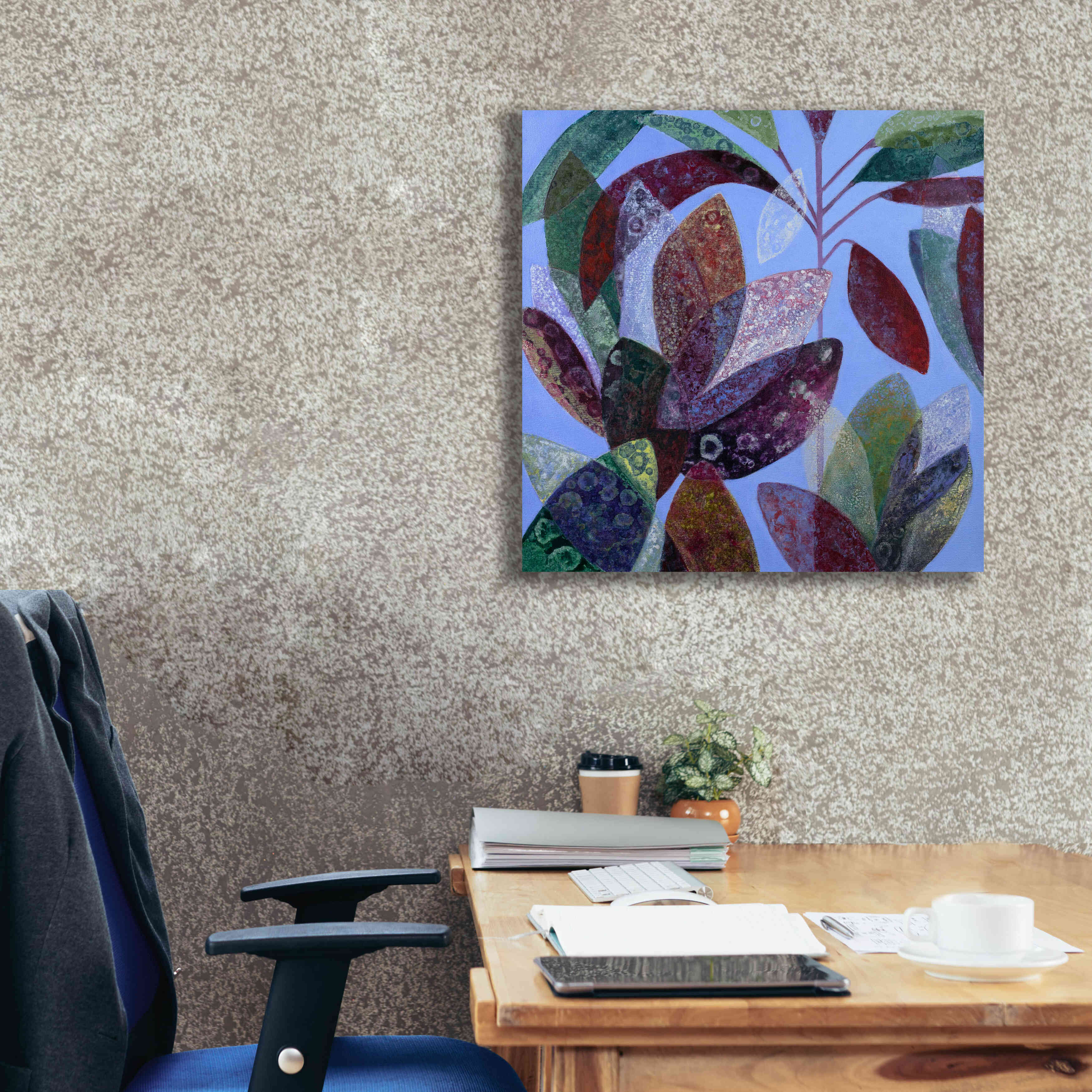 'Susurros Otonales' by Daniela Fedele, Giclee Canvas Wall Art,26x26