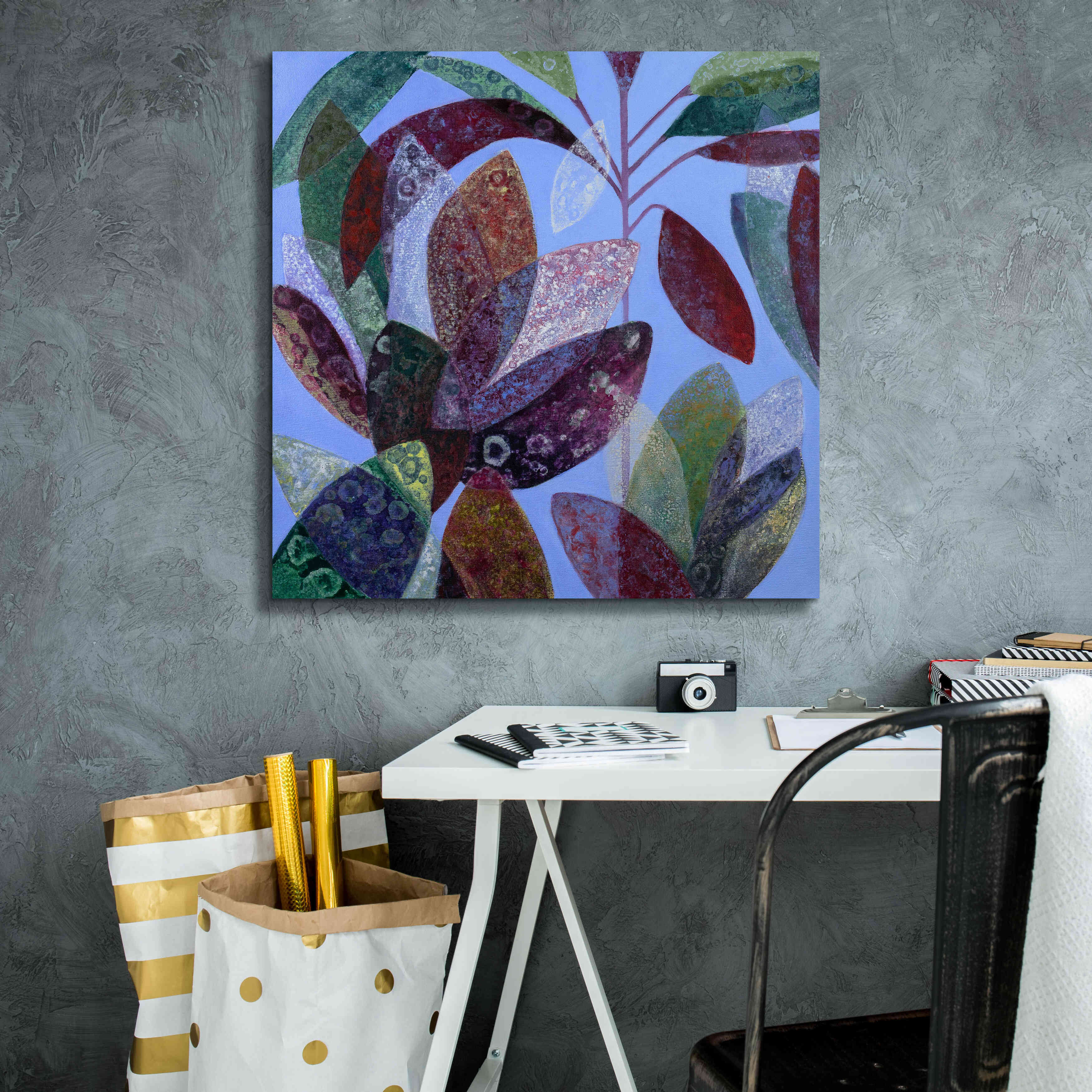 'Susurros Otonales' by Daniela Fedele, Giclee Canvas Wall Art,26x26