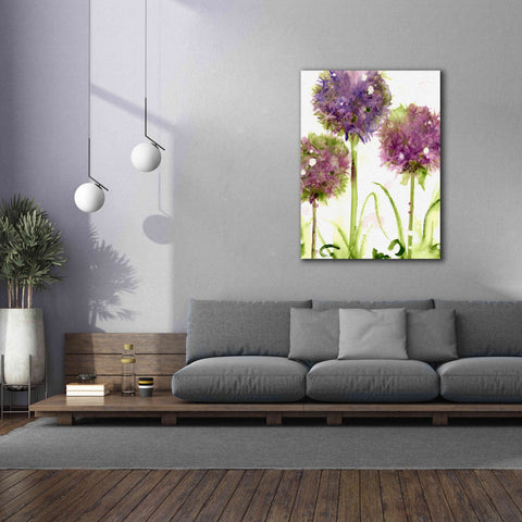 Image of 'Alliums' by Dawn Derman, Giclee Canvas Wall Art,40x54