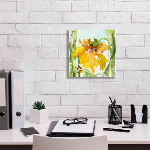 Image of 'Daffodil' by Dawn Derman, Giclee Canvas Wall Art,12x12