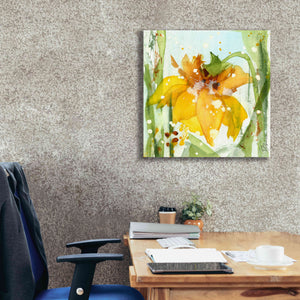 'Daffodil' by Dawn Derman, Giclee Canvas Wall Art,26x26