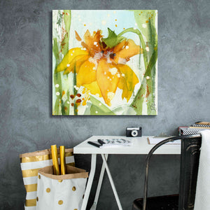 'Daffodil' by Dawn Derman, Giclee Canvas Wall Art,26x26