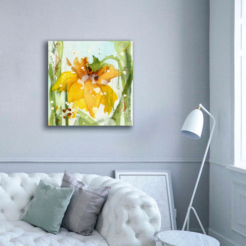 Image of 'Daffodil' by Dawn Derman, Giclee Canvas Wall Art,37x37