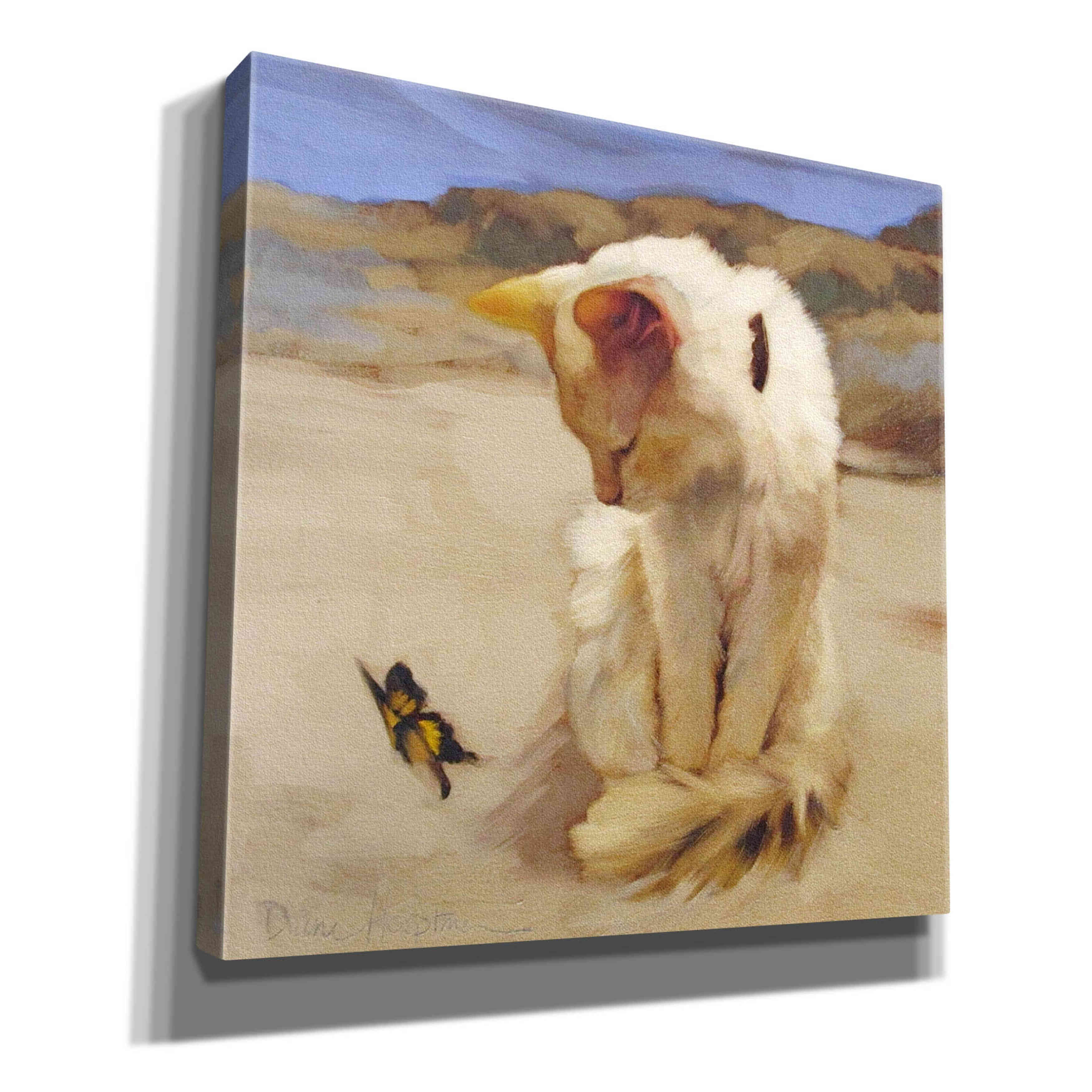 'Eye on Butterfly V' by Diane Hoeptner, Giclee Canvas Wall Art