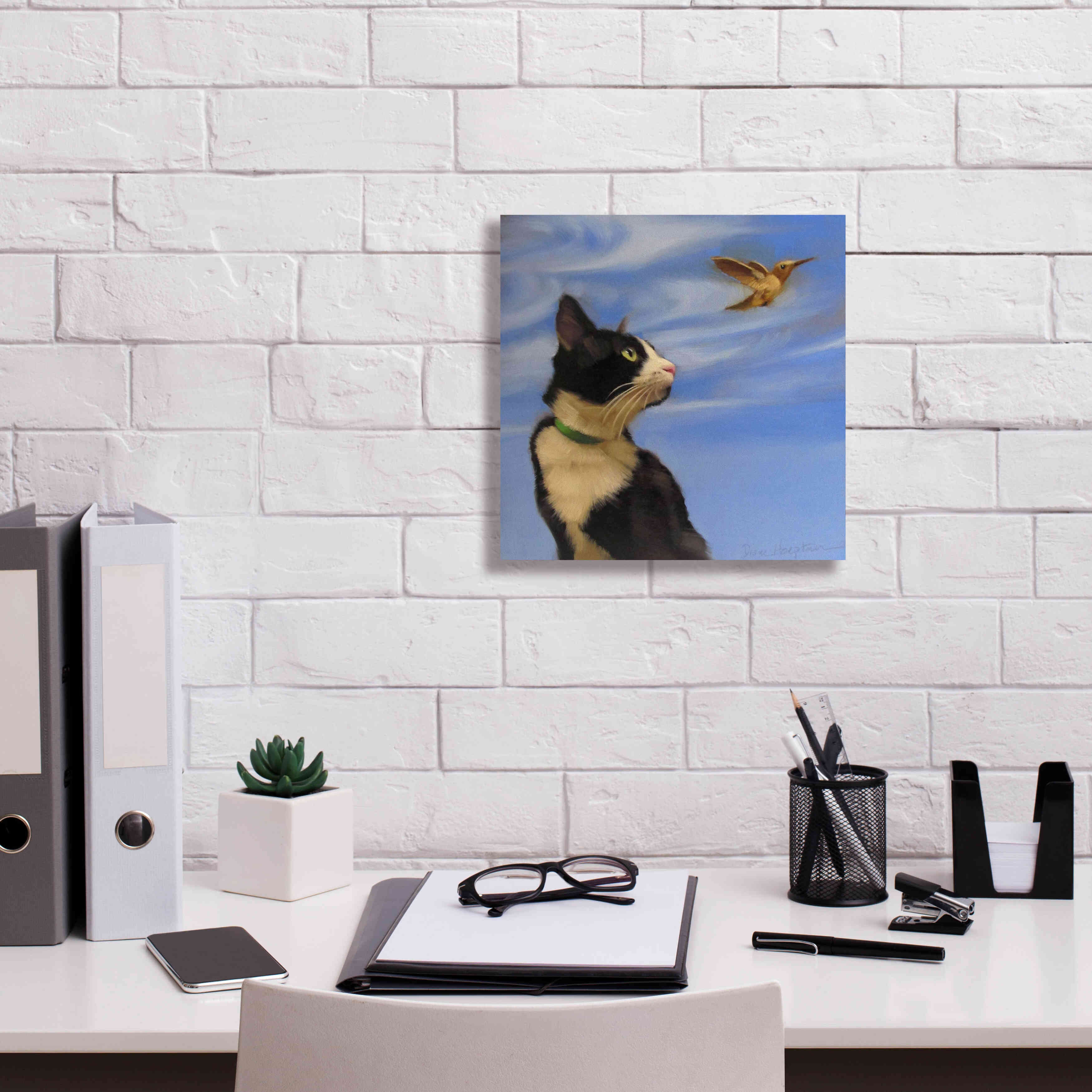 'Fly Away' by Diane Hoeptner, Giclee Canvas Wall Art,12x12