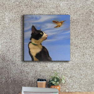 'Fly Away' by Diane Hoeptner, Giclee Canvas Wall Art,18x18