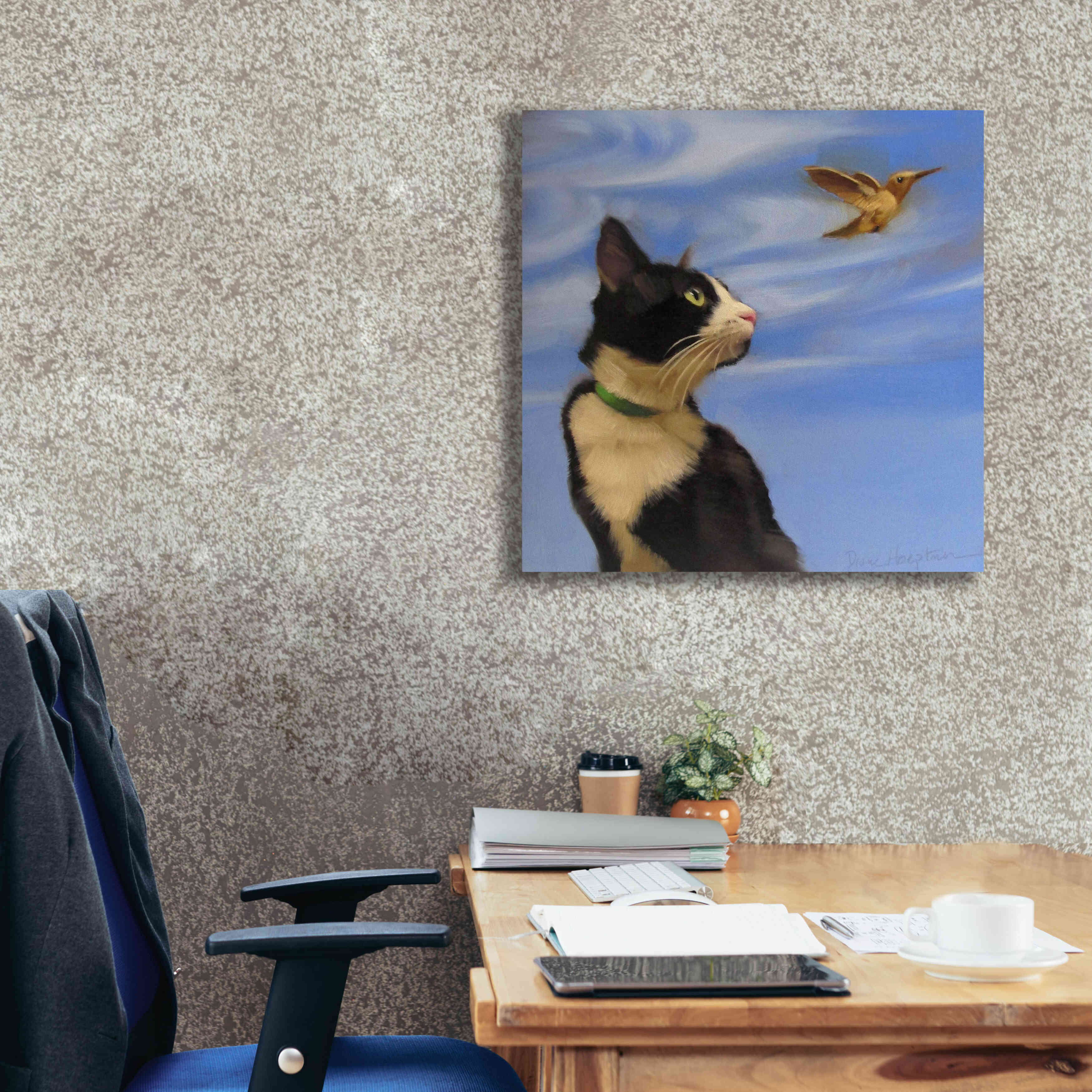 'Fly Away' by Diane Hoeptner, Giclee Canvas Wall Art,26x26