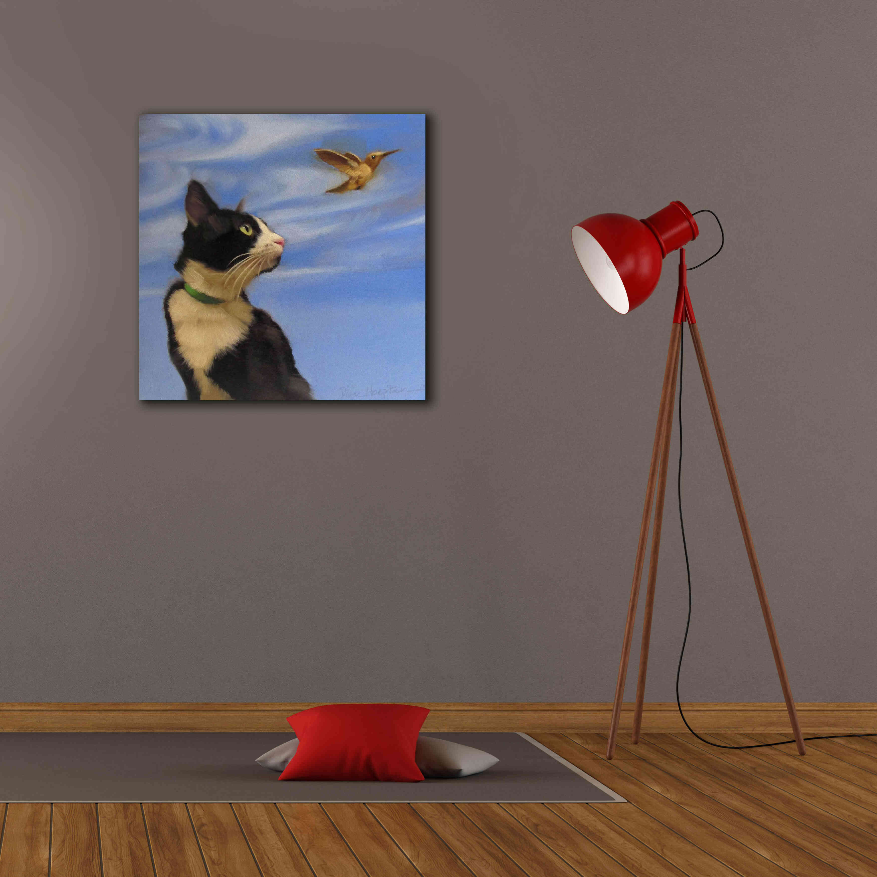 'Fly Away' by Diane Hoeptner, Giclee Canvas Wall Art,26x26