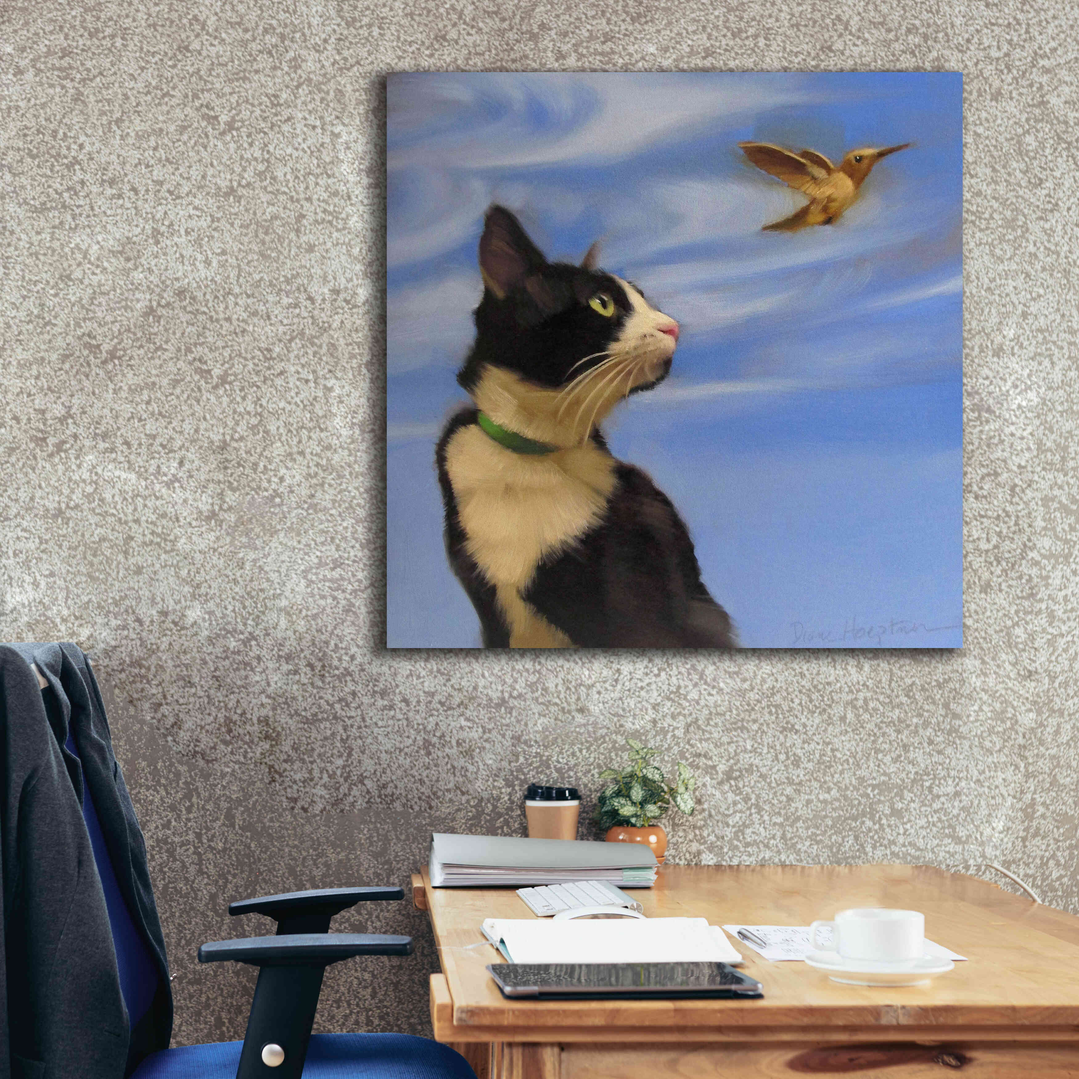 'Fly Away' by Diane Hoeptner, Giclee Canvas Wall Art,37x37