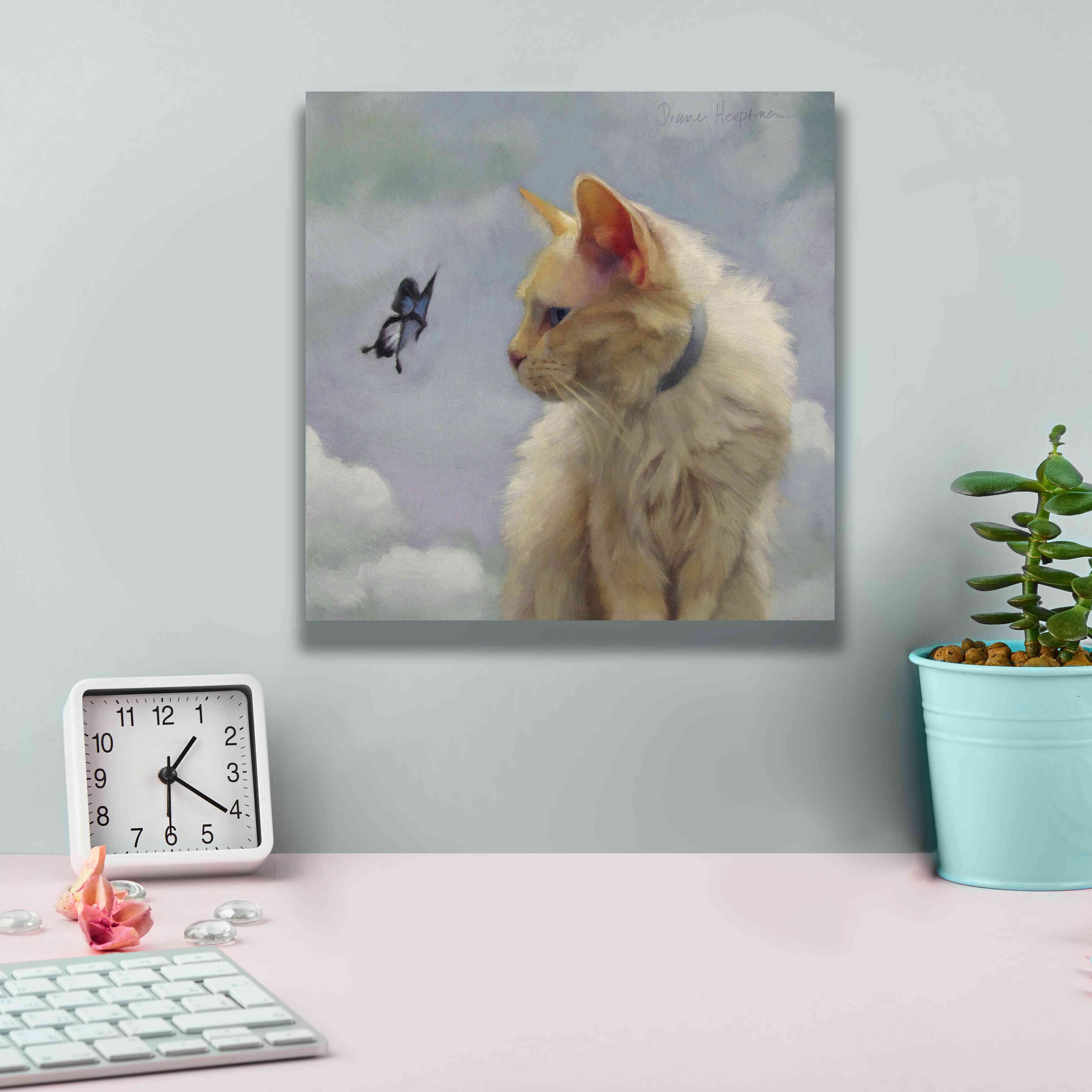 'The Greeter' by Diane Hoeptner, Giclee Canvas Wall Art,12x12