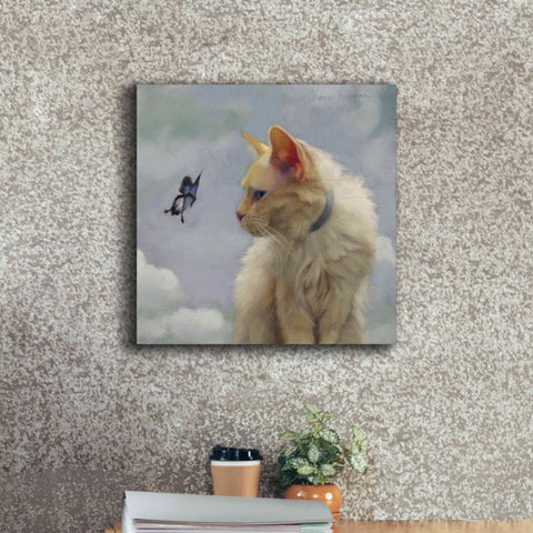 'The Greeter' by Diane Hoeptner, Giclee Canvas Wall Art,18x18