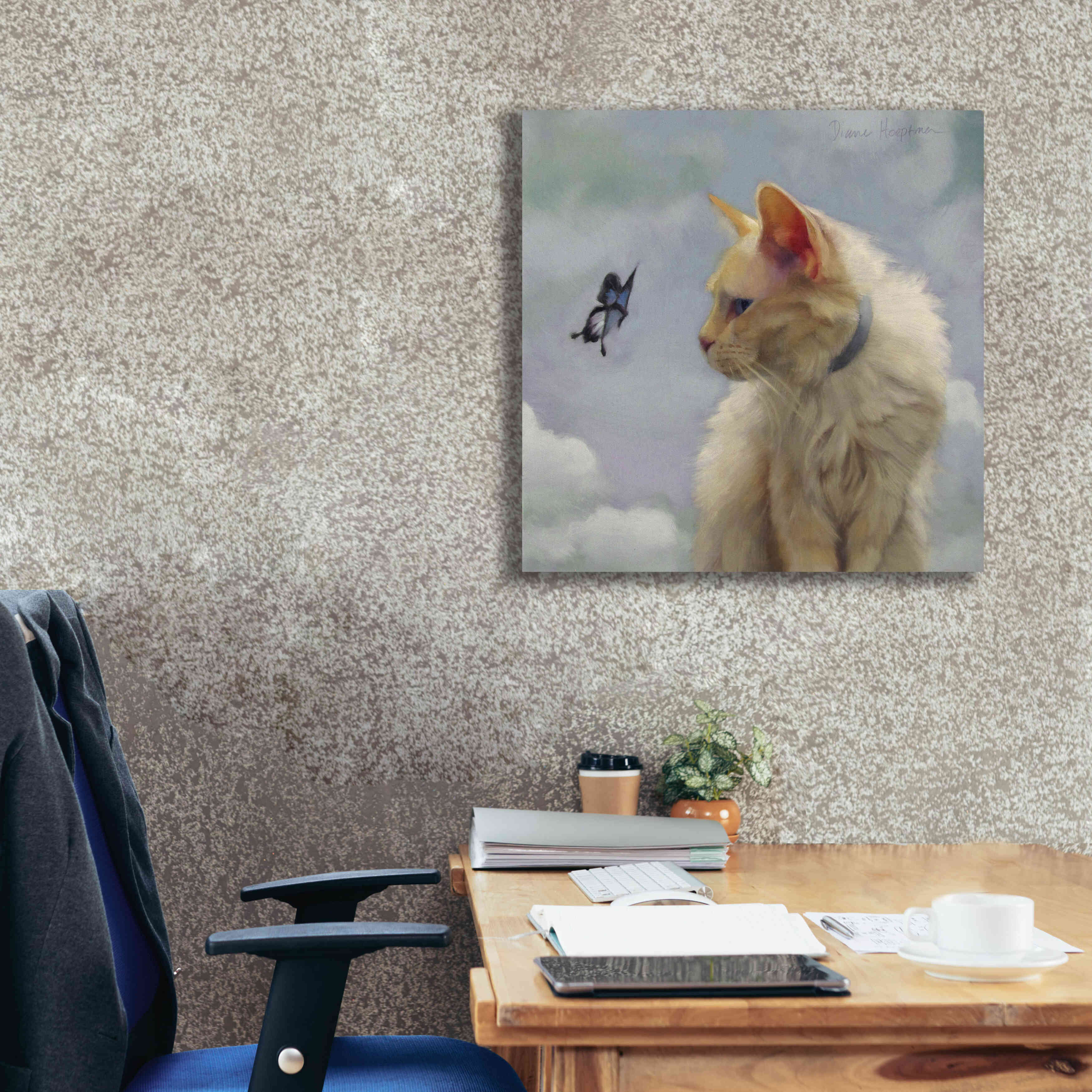 'The Greeter' by Diane Hoeptner, Giclee Canvas Wall Art,26x26