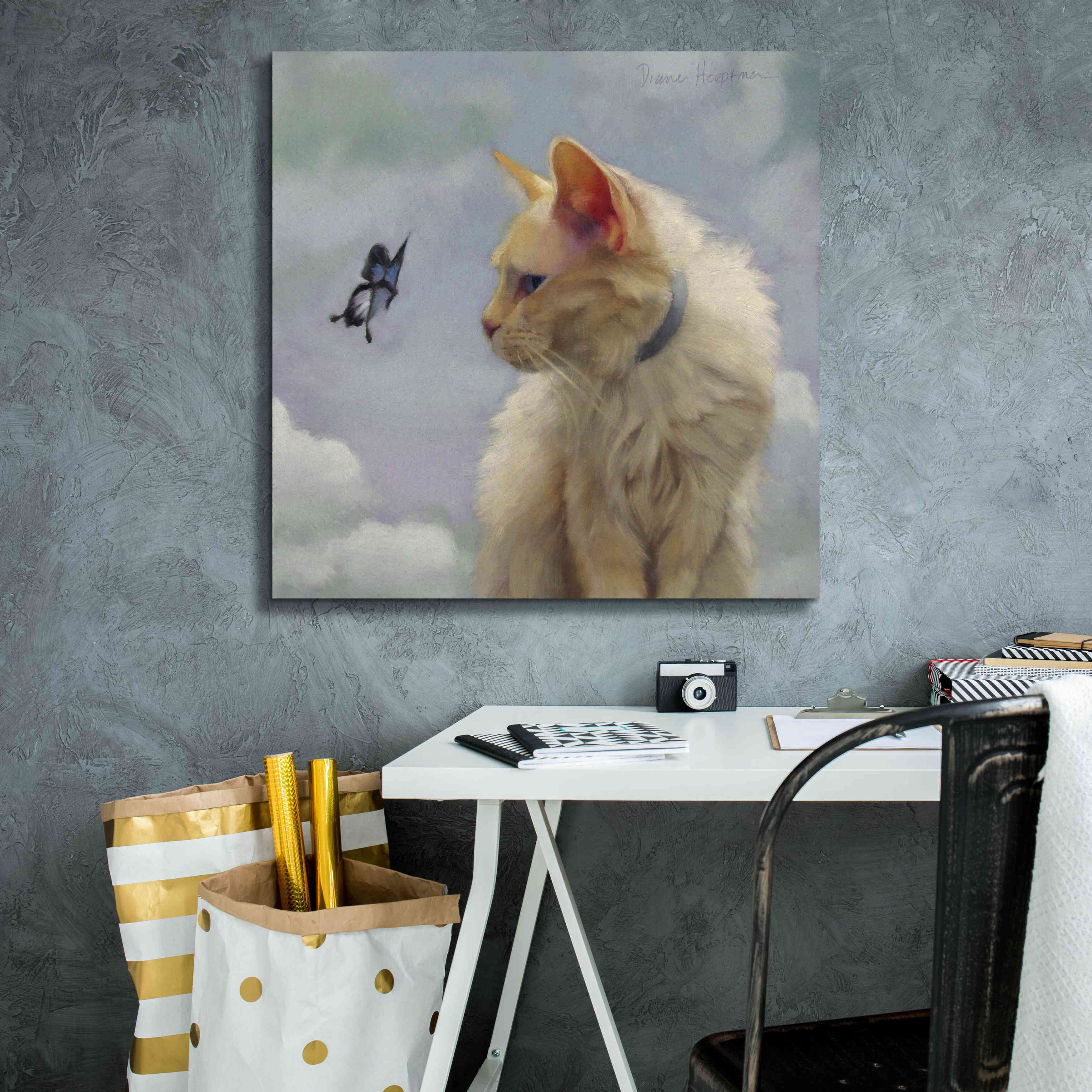 'The Greeter' by Diane Hoeptner, Giclee Canvas Wall Art,26x26