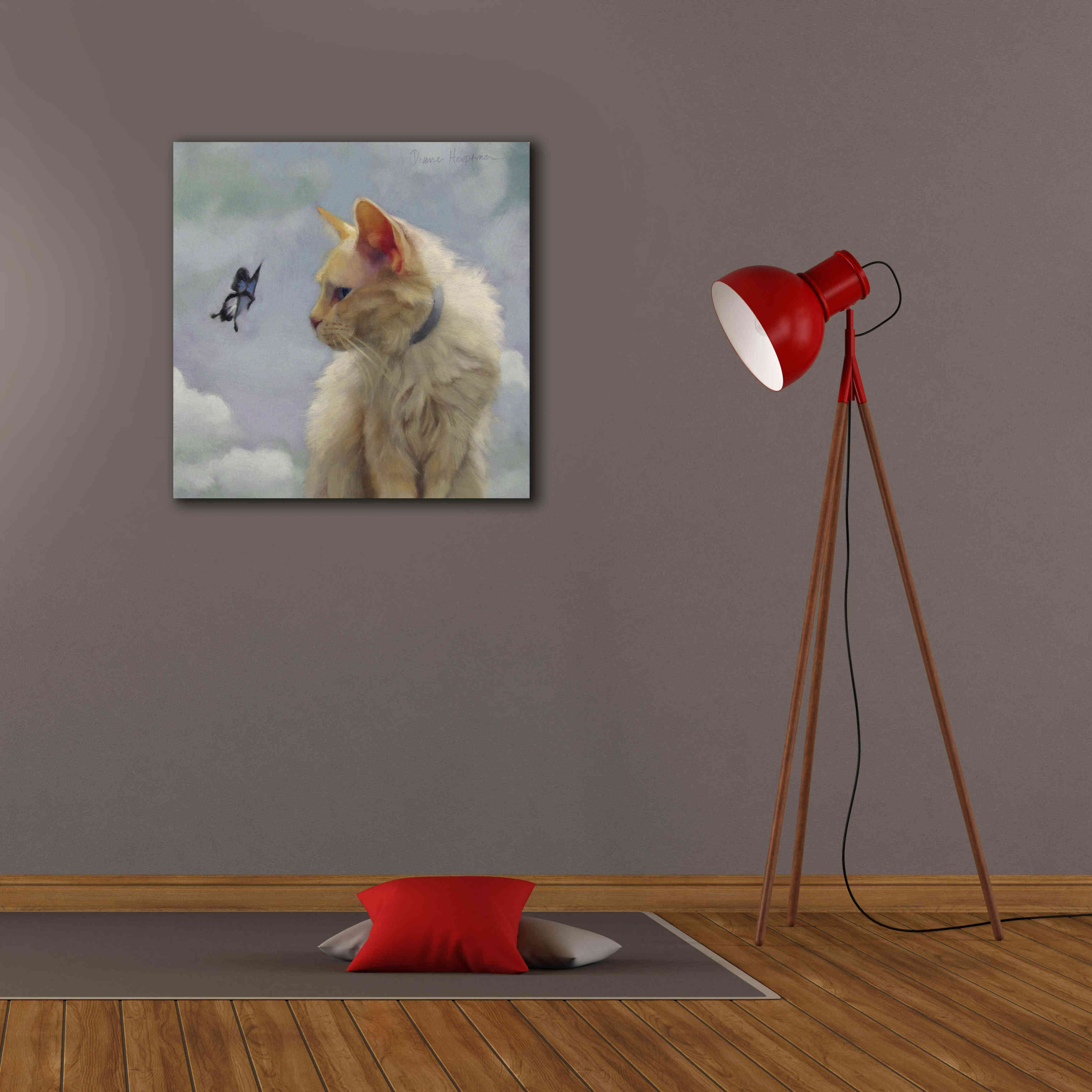 'The Greeter' by Diane Hoeptner, Giclee Canvas Wall Art,26x26