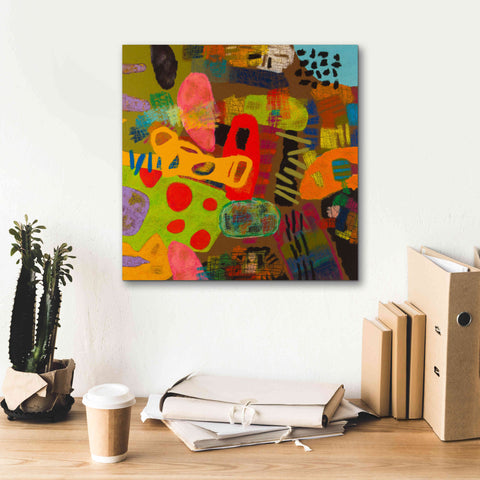 Image of 'Conversations in the Abstract 19' by Downs, Giclee Canvas Wall Art,18x18