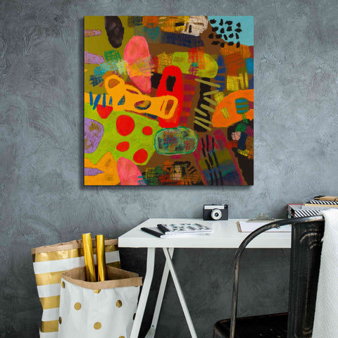 Image of 'Conversations in the Abstract 19' by Downs, Giclee Canvas Wall Art,26x26