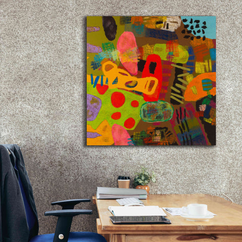 Image of 'Conversations in the Abstract 19' by Downs, Giclee Canvas Wall Art,37x37