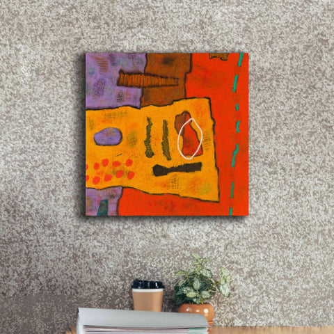 Image of 'Conversations in the Abstract 21' by Downs, Giclee Canvas Wall Art,18x18