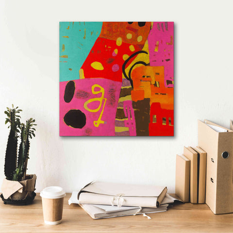 Image of 'Conversations in the Abstract 23' by Downs, Giclee Canvas Wall Art,18x18