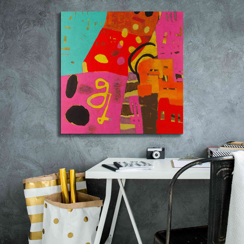 Image of 'Conversations in the Abstract 23' by Downs, Giclee Canvas Wall Art,26x26