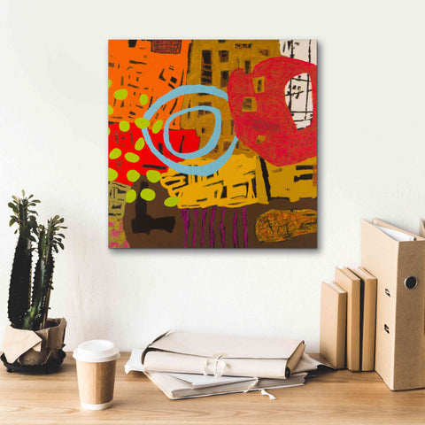 Image of 'Conversations in the Abstract 28' by Downs, Giclee Canvas Wall Art,18x18