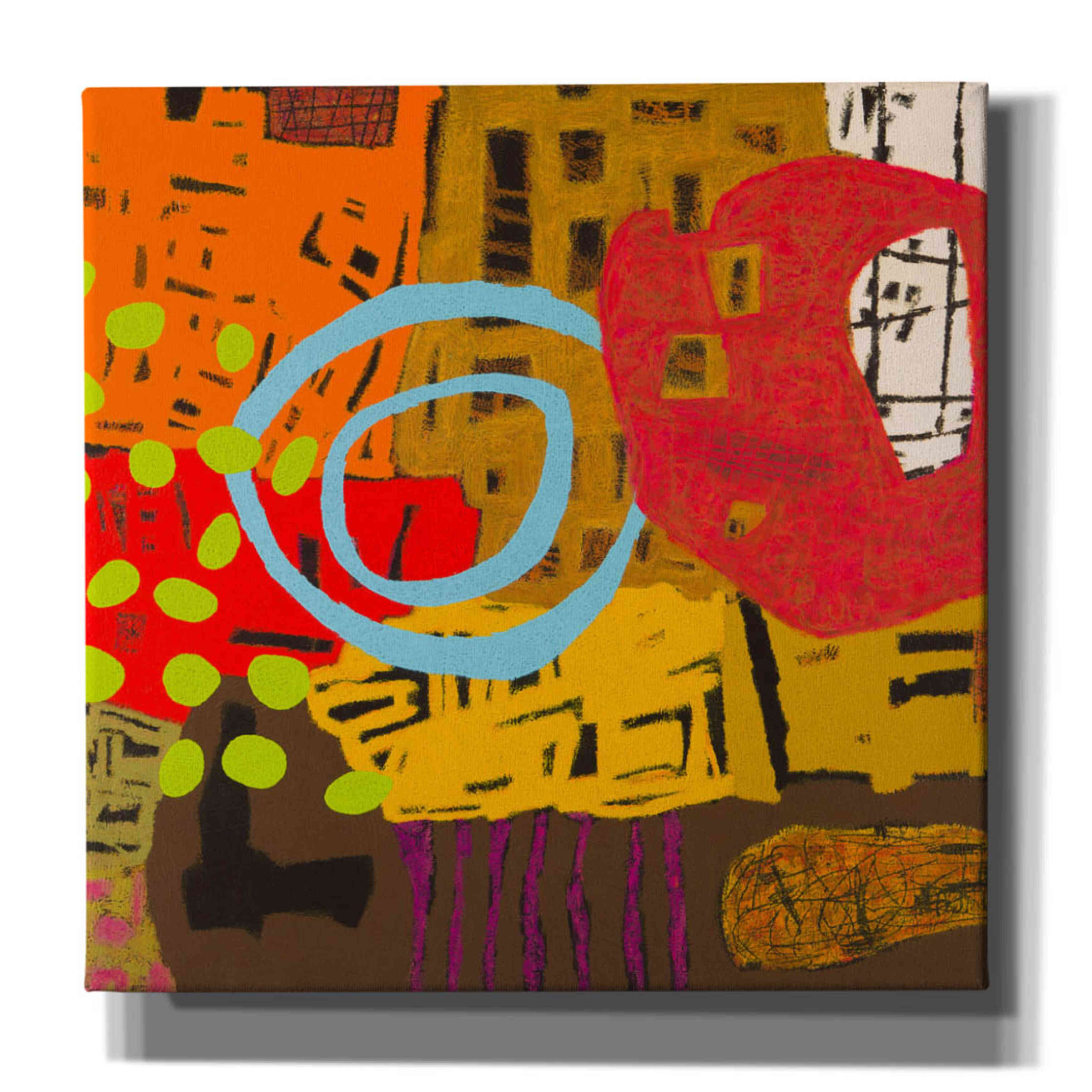 'Conversations in the Abstract 28' by Downs, Giclee Canvas Wall Art