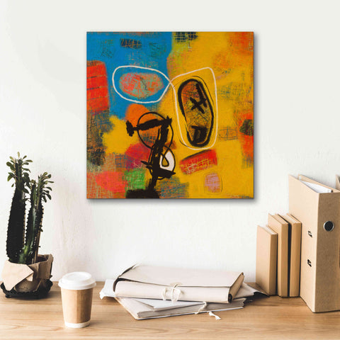Image of 'Conversations in the Abstract 32' by Downs, Giclee Canvas Wall Art,18x18