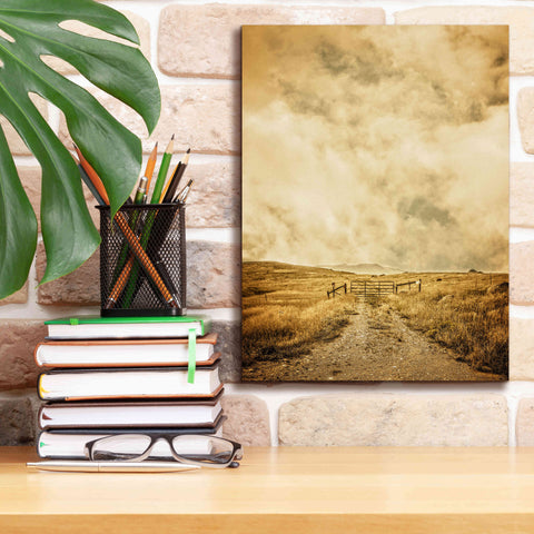 Image of 'Ranch Gate' by Edward M. Fielding, Giclee Canvas Wall Art,12x16