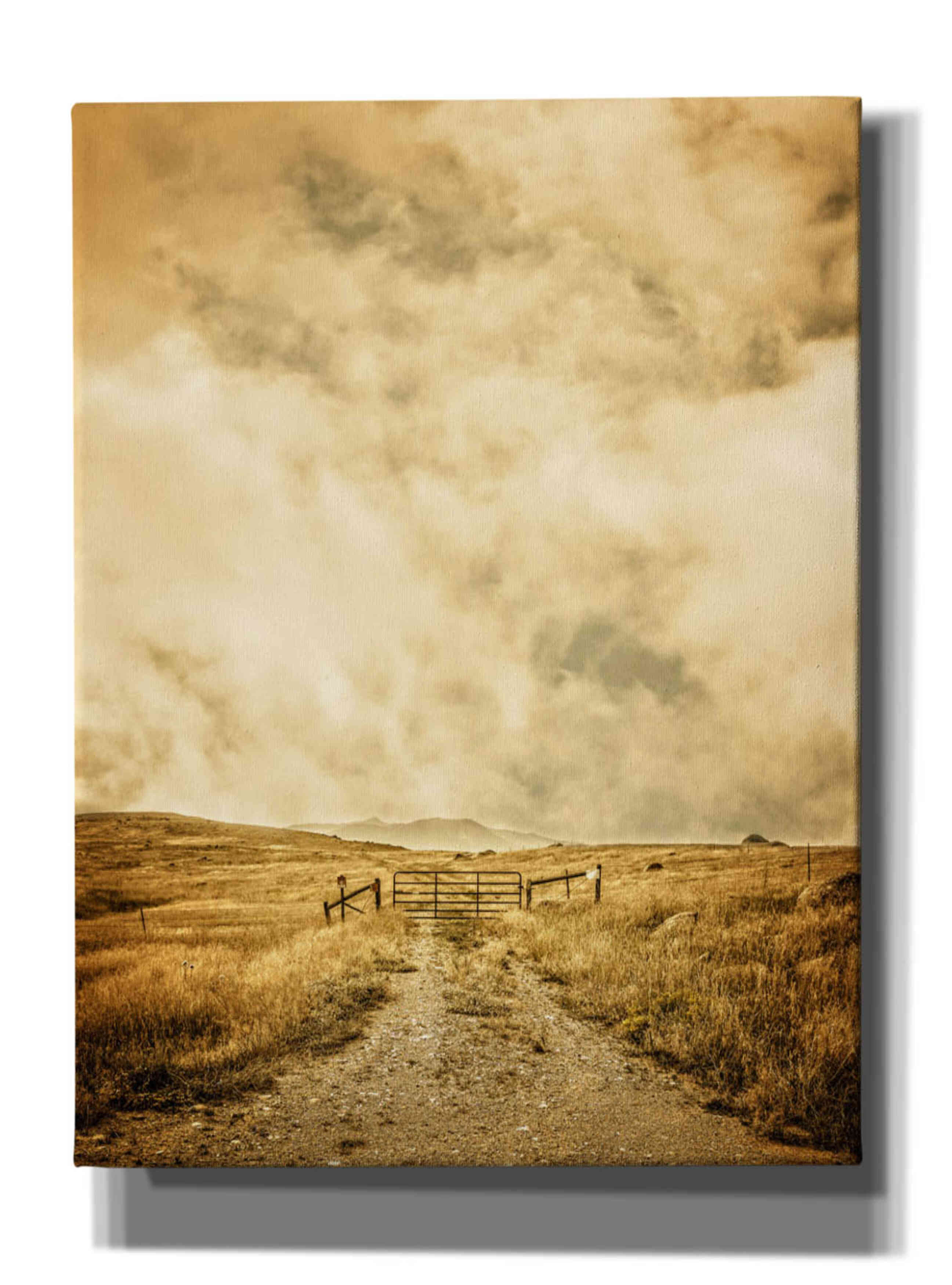 'Ranch Gate' by Edward M. Fielding, Giclee Canvas Wall Art