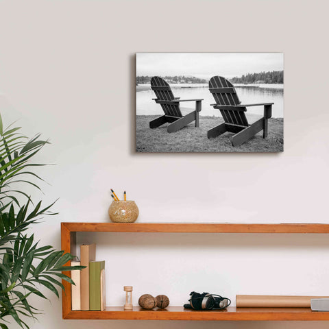 Image of 'Relaxing at the Lake' by Edward M. Fielding, Giclee Canvas Wall Art,18x12