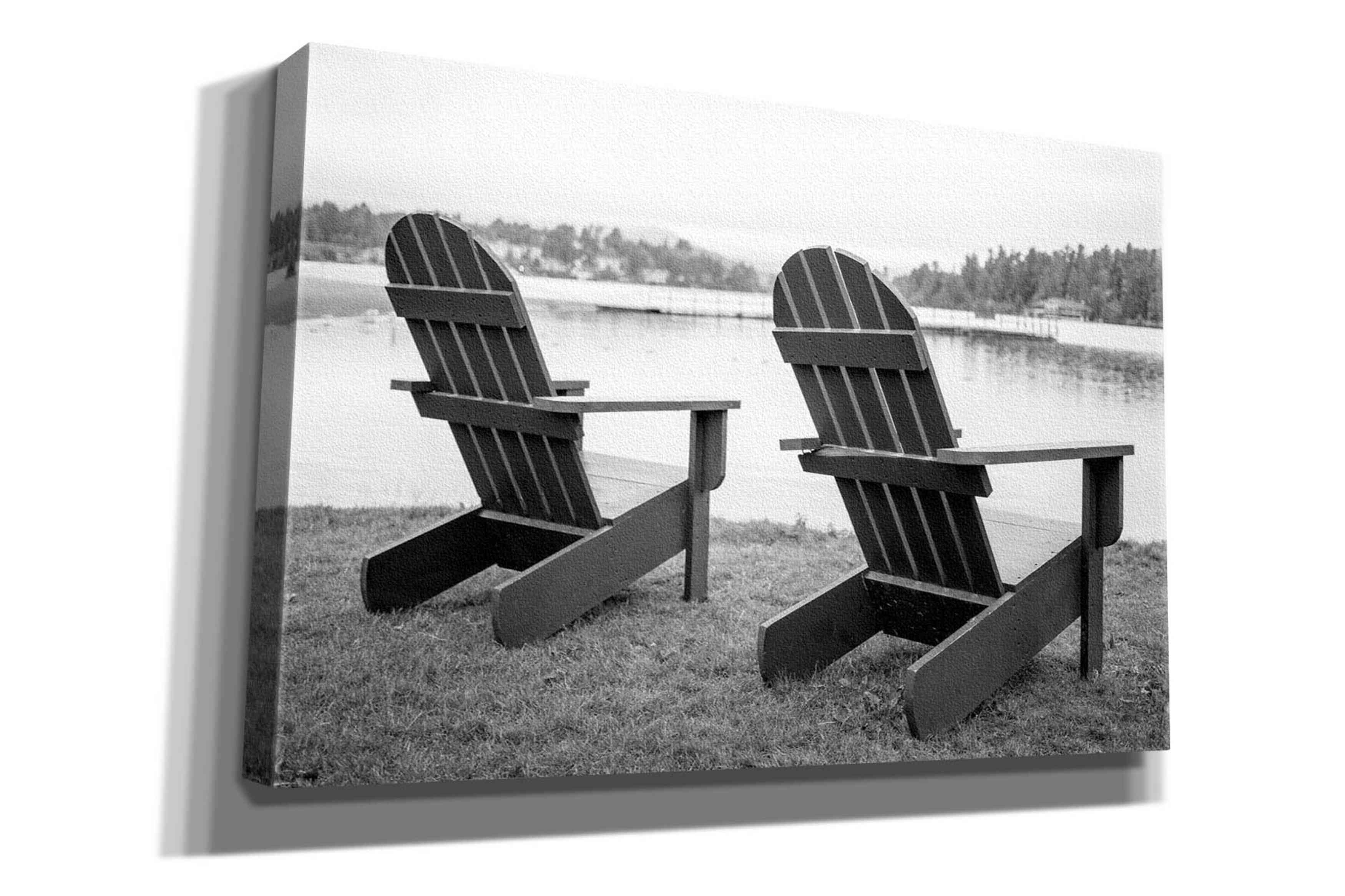 'Relaxing at the Lake' by Edward M. Fielding, Giclee Canvas Wall Art