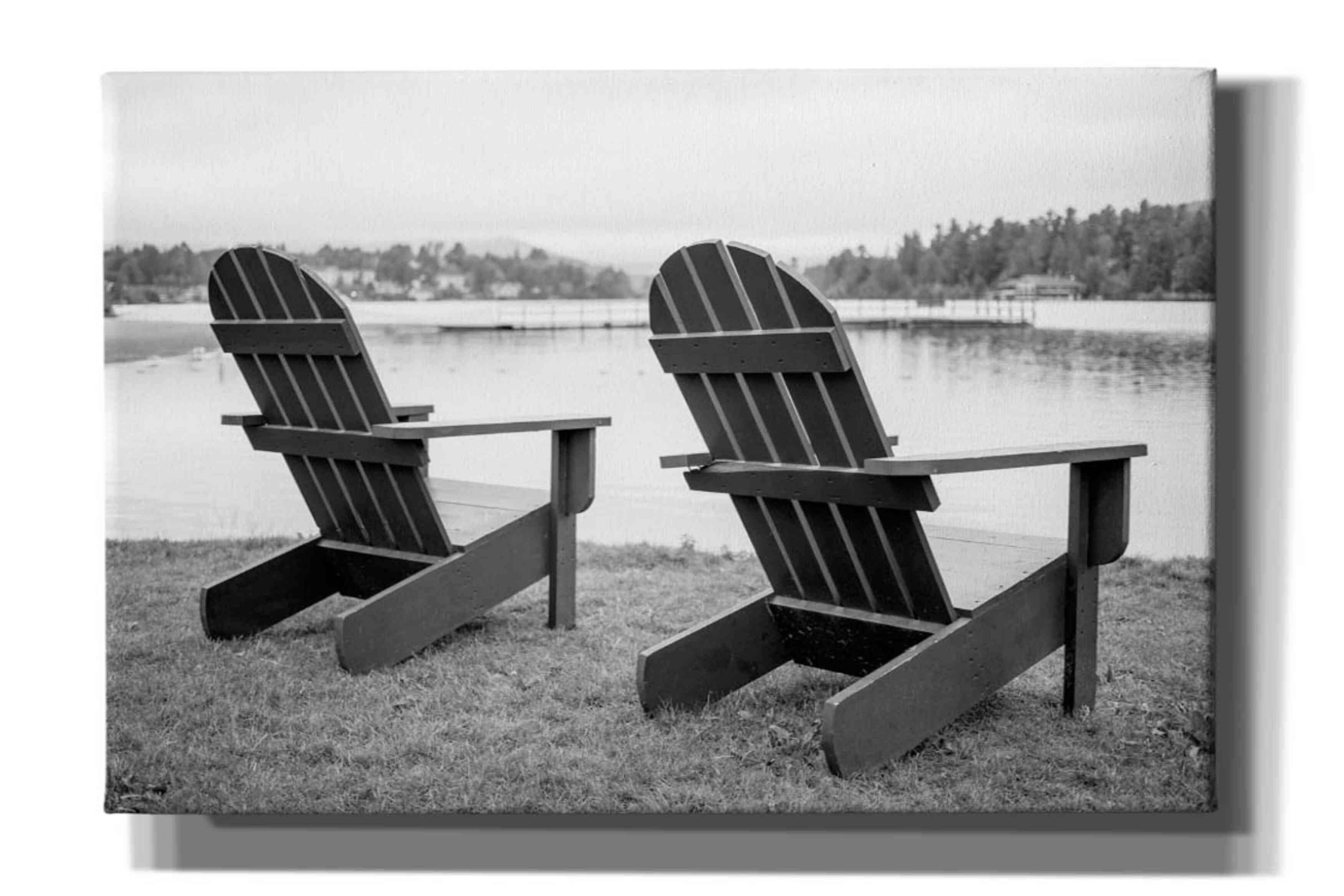 'Relaxing at the Lake' by Edward M. Fielding, Giclee Canvas Wall Art