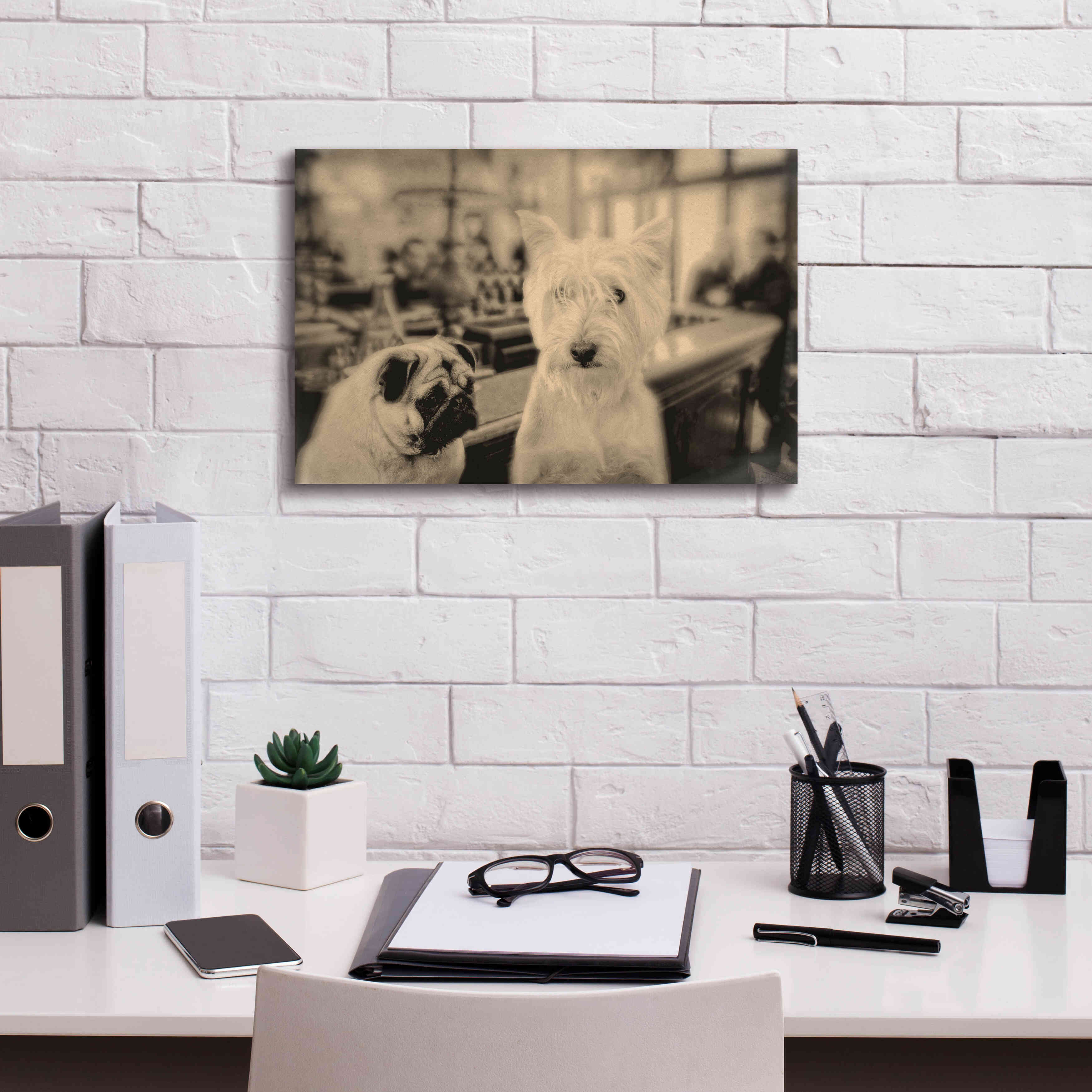 'Singles Night' by Edward M. Fielding, Giclee Canvas Wall Art,18x12