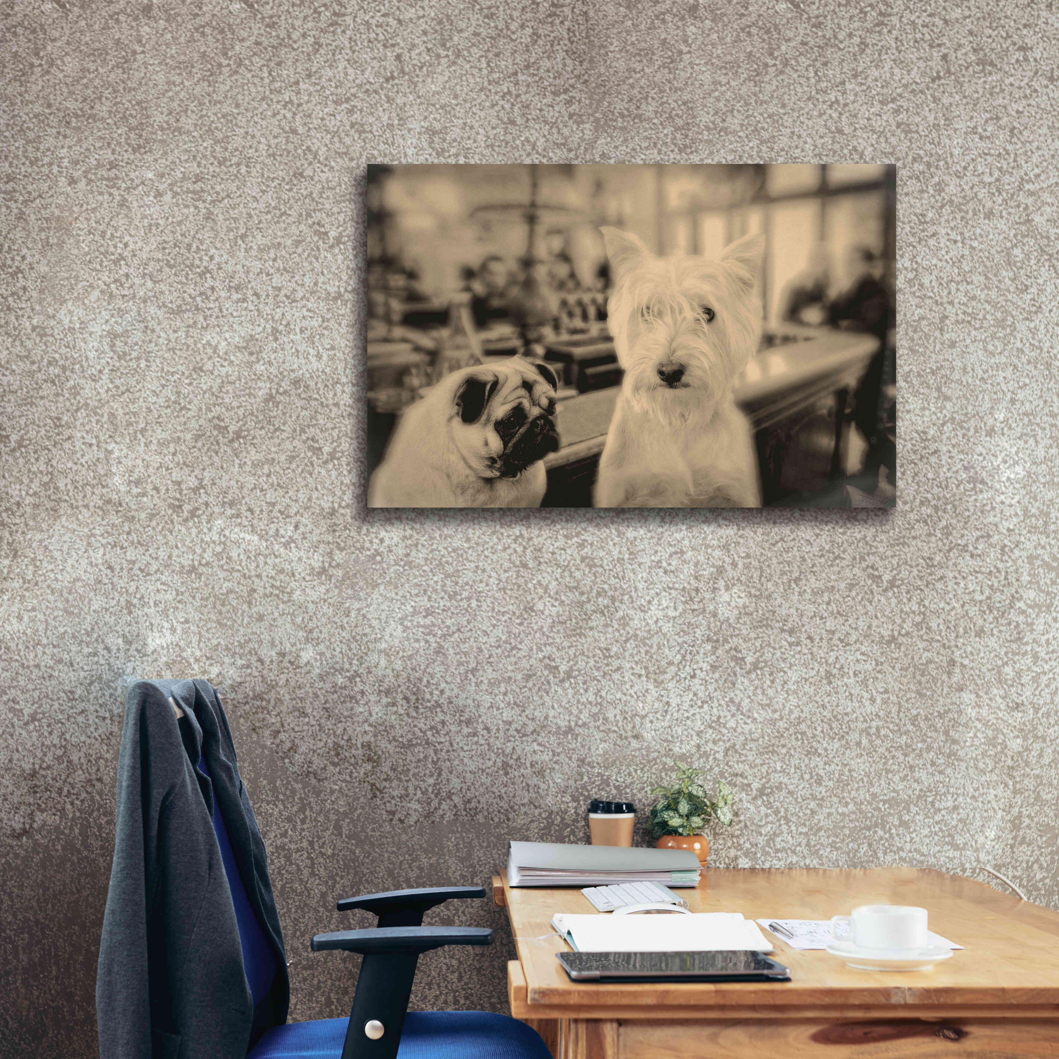 'Singles Night' by Edward M. Fielding, Giclee Canvas Wall Art,40x26