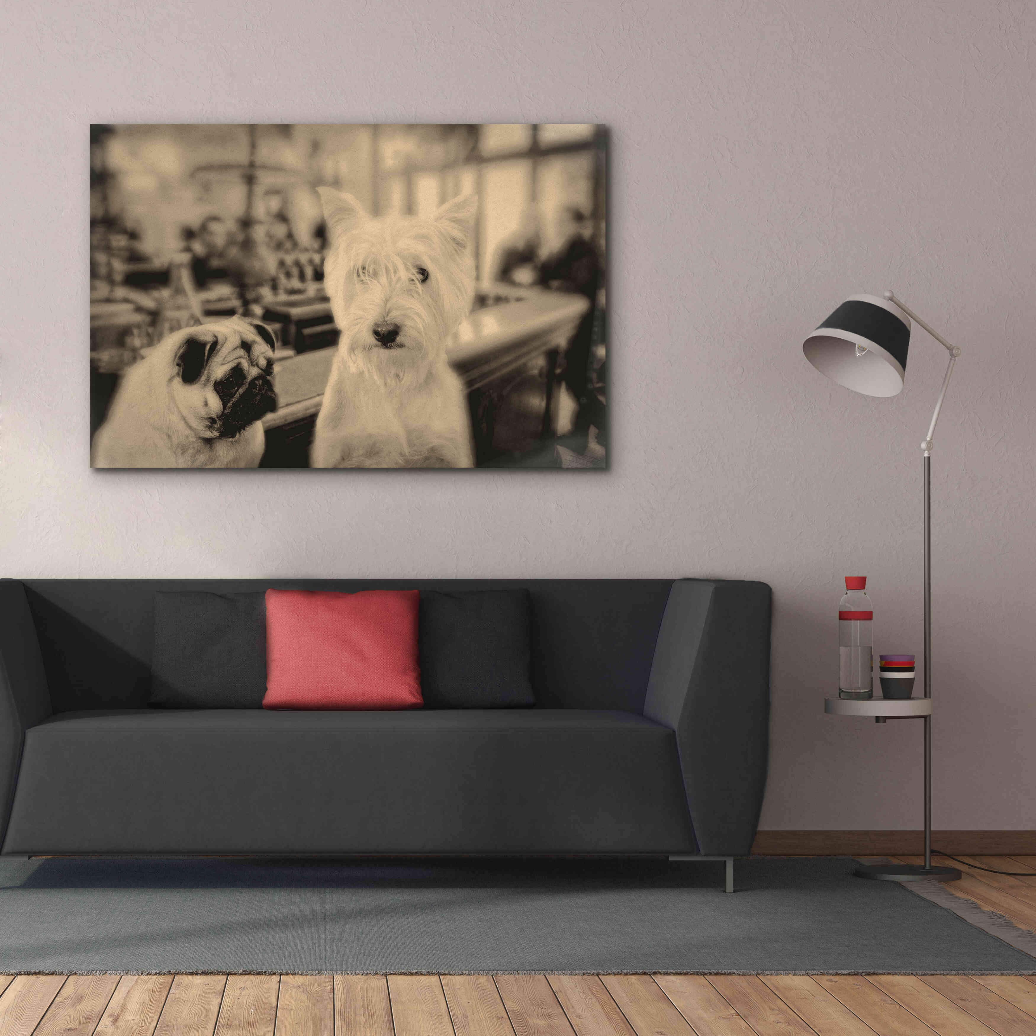 'Singles Night' by Edward M. Fielding, Giclee Canvas Wall Art,60x40