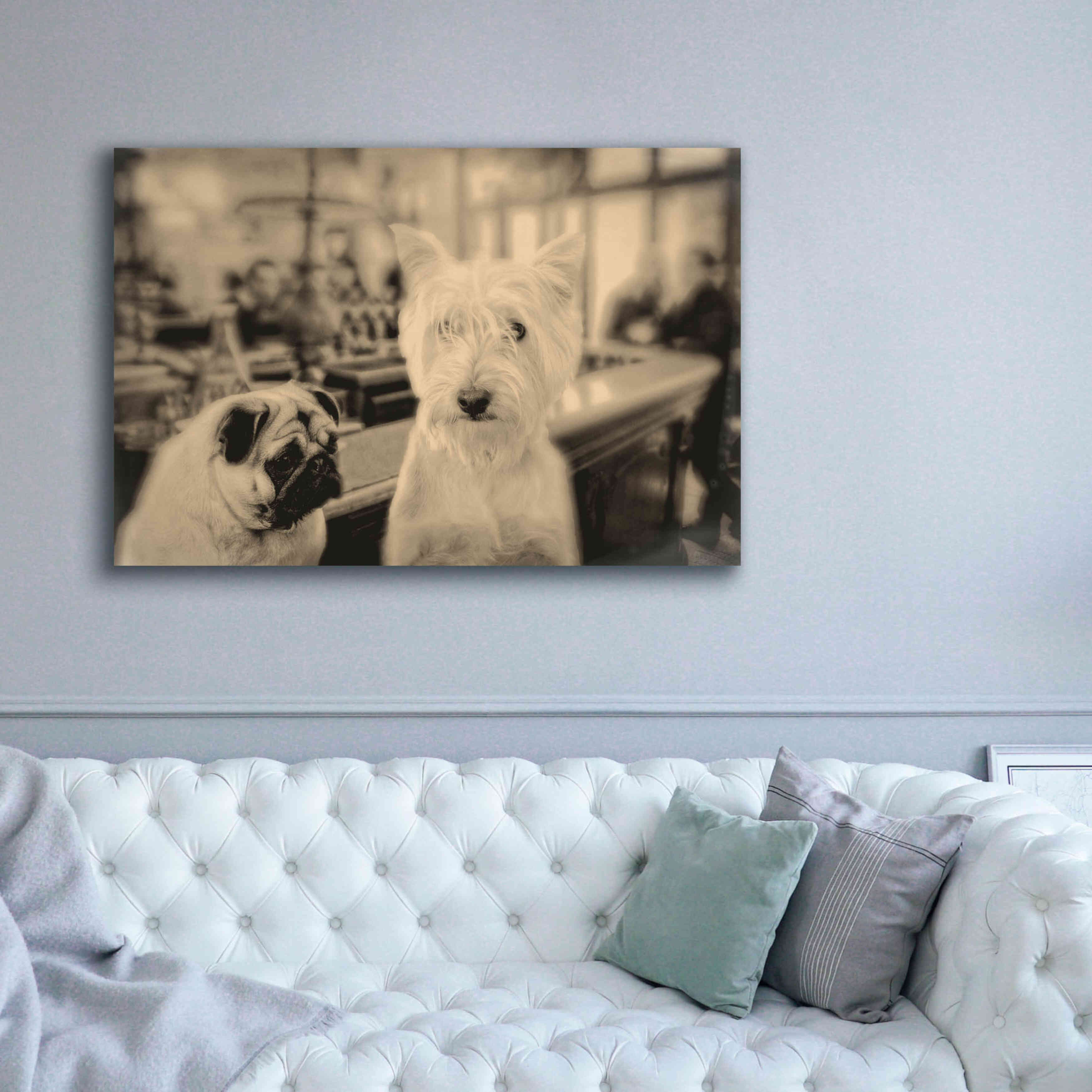 'Singles Night' by Edward M. Fielding, Giclee Canvas Wall Art,60x40