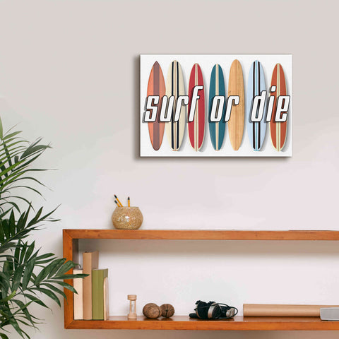 Image of 'Surf of Die' by Edward M. Fielding, Giclee Canvas Wall Art,18x12