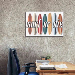 'Surf of Die' by Edward M. Fielding, Giclee Canvas Wall Art,40x26