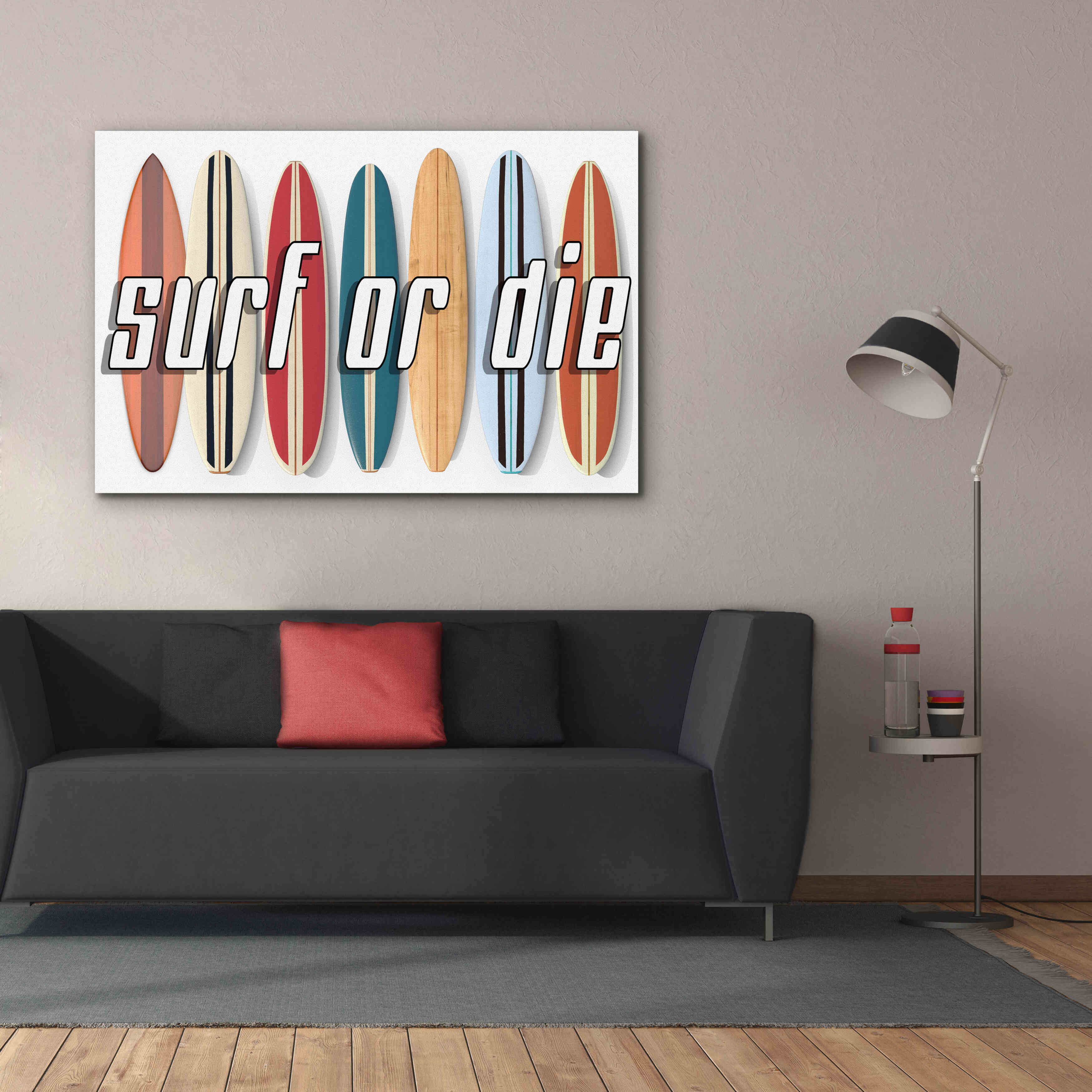 'Surf of Die' by Edward M. Fielding, Giclee Canvas Wall Art,60x40