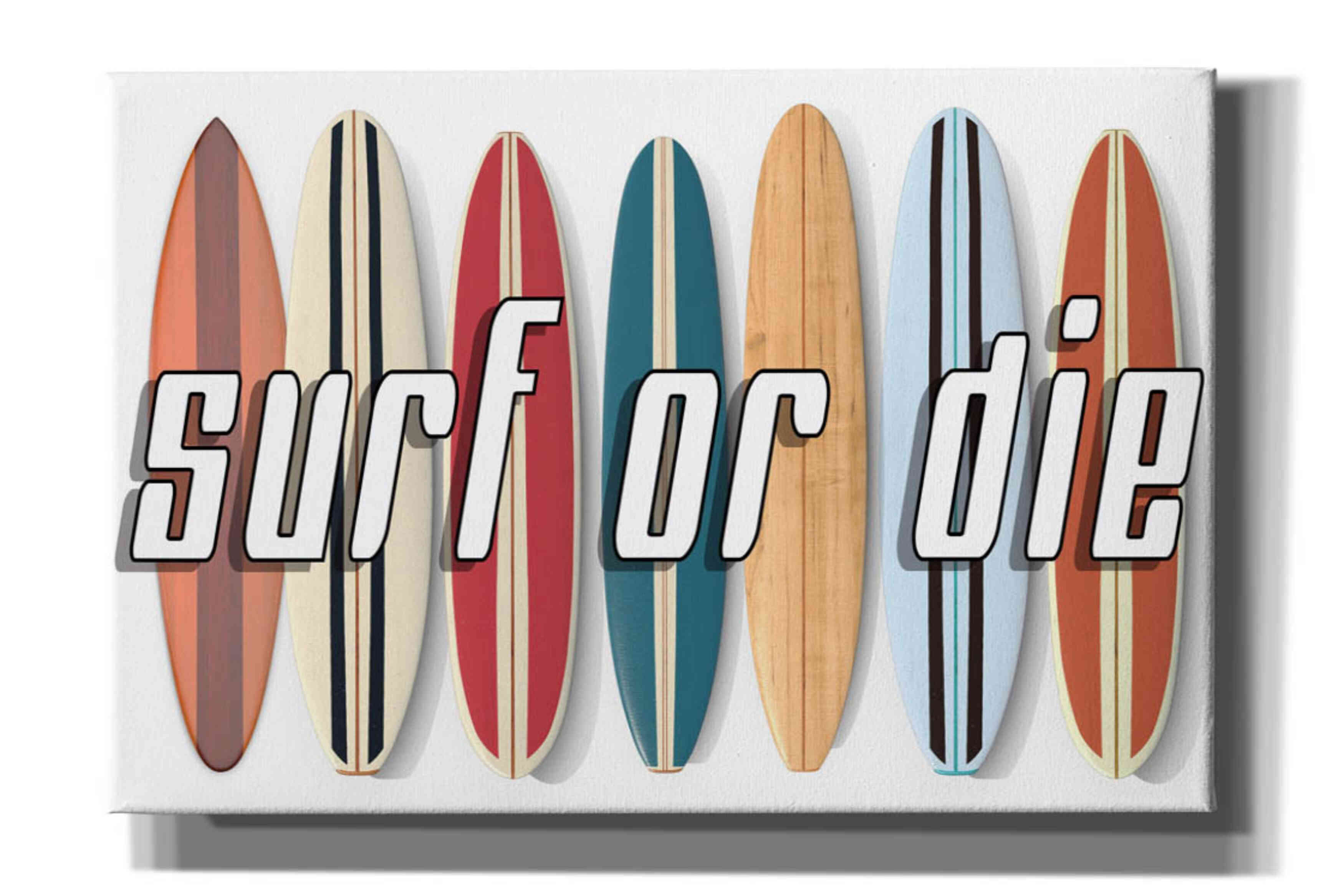 'Surf of Die' by Edward M. Fielding, Giclee Canvas Wall Art