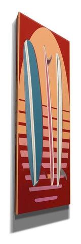 Image of 'Surfboard Sunset' by Edward M. Fielding, Giclee Canvas Wall Art